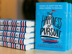 Chris Guillebeau's new book, "The Happiness of Pursuit"