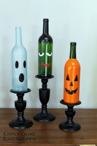 DIY Halloween Wine Bottles by Lombardo Lagniappe