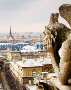 Gargoyles of Notre Dame. Paris, France
